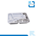 Wholesale Stainless Steel 5 Compartment Butterfly Lunch Plate